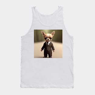 Chihuahua in suit Tank Top